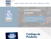 Tablet Screenshot of eletricadz.com.br